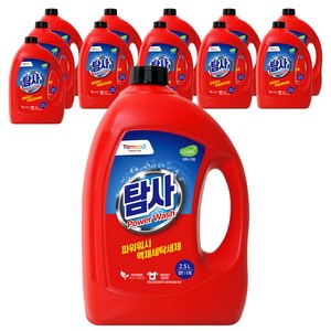 탐사 파워워시 액체세제 본품, 2.5L, 12개