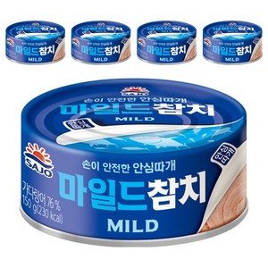 사조참치 마일드, 150g, 5개
