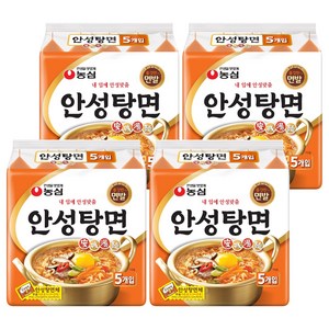 농심 안성탕면 125g, 20개